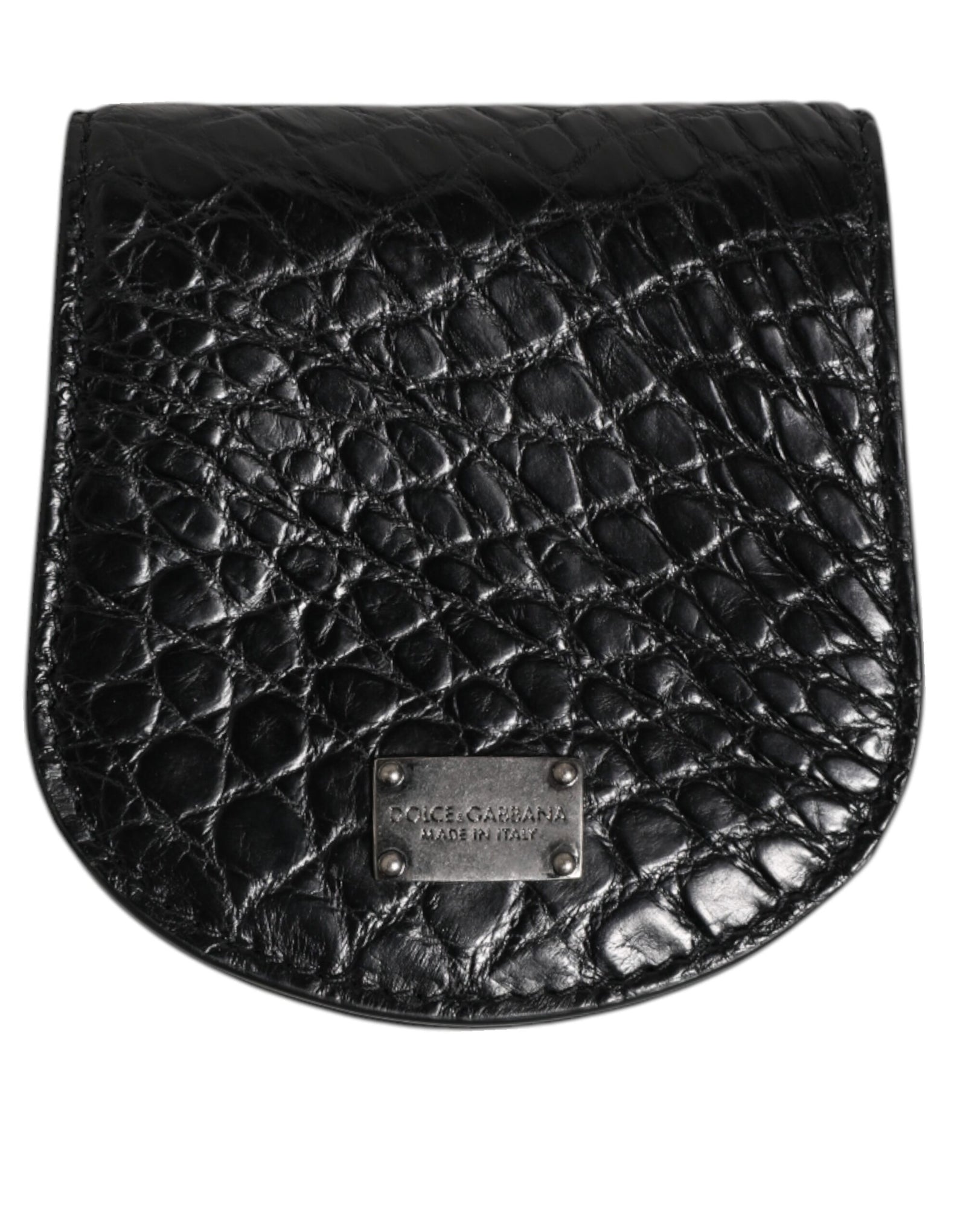 Dolce &amp; Gabbana Exquisite Exotic Skin Coin Case Wallet