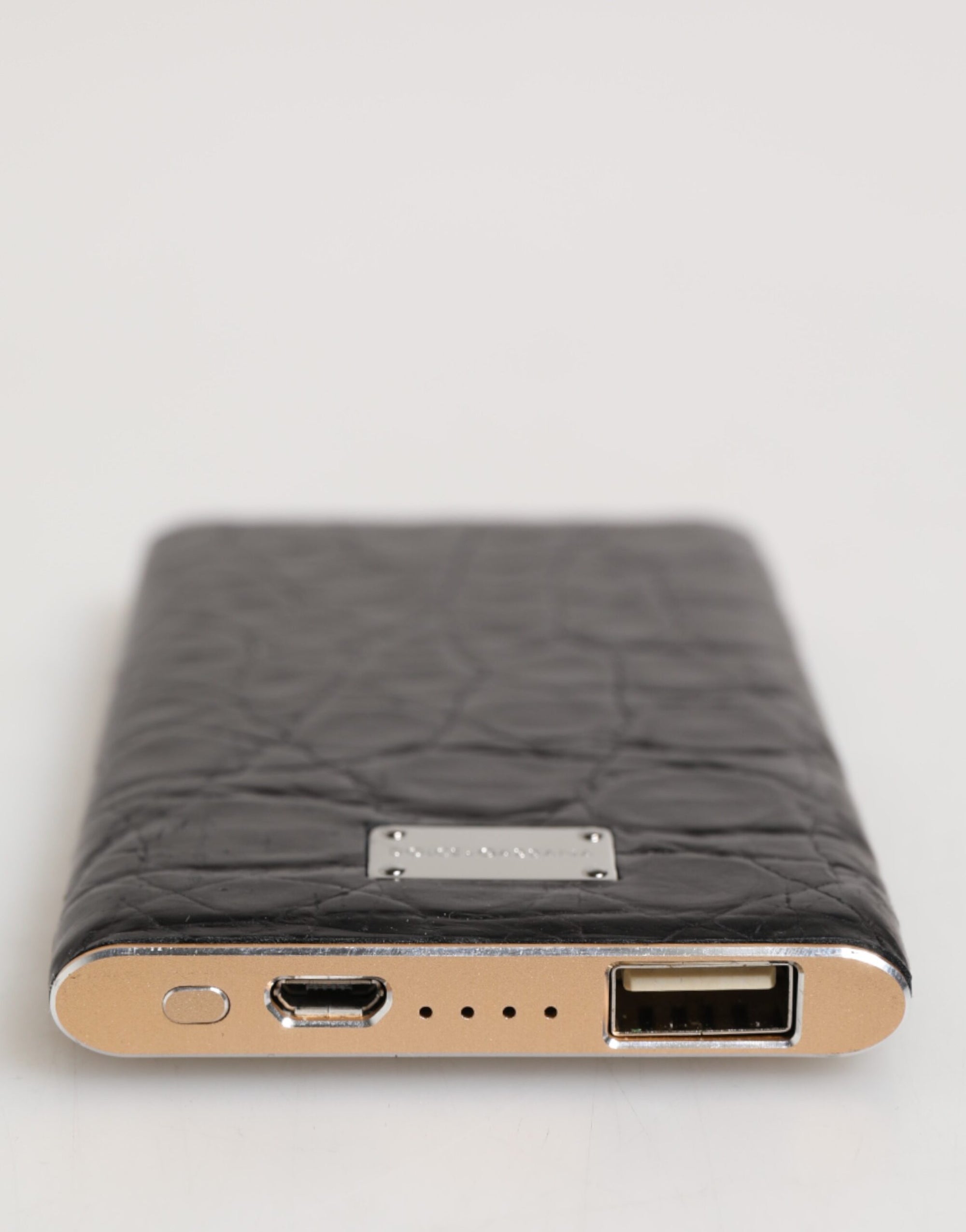 Batterie externe en cuir rose chic Dolce &amp; Gabbana