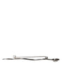 Dolce & Gabbana Silver Brass Crystal Spilla Serpente Mens Brooch Pin