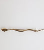 Dolce & Gabbana Gold Brass Red Crystal Spilla Serpente Mens Brooch Pin