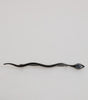 Dolce & Gabbana Black Brass Crystal Spilla Serpente Mens Brooch Pin