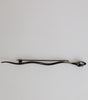 Dolce & Gabbana Black Brass Crystal Spilla Serpente Mens Brooch Pin