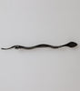 Dolce & Gabbana Black Brass Crystal Spilla Serpente Mens Brooch Pin
