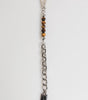 Dolce &amp; Gabbana Silver Chain Brass Beaded Lobster Clasp Logo Men Bracelet