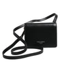 Dolce & Gabbana Negro de cuero Bifold Tarjetero Crossbody Hombres Borse Bolsa