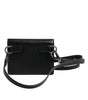 Dolce & Gabbana Negro de cuero Bifold Tarjetero Crossbody Hombres Borse Bolsa