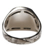 Bague Dolce &amp; Gabbana en laiton véritable bicolore gravée ton argent
