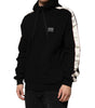 Dolce & Gabbana Negro Placa de Algodón Track Cardigan Suéter