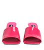 Dolce & Gabbana Pink Open Toe Block Heel Mules Sandals Shoes