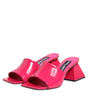 Dolce & Gabbana Pink Open Toe Block Heel Mules Sandals Shoes