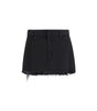 Mini-jupe à franges Balenciaga