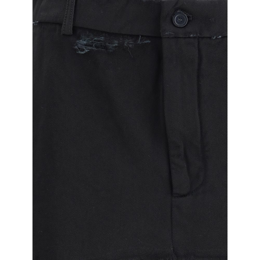 Mini-jupe à franges Balenciaga