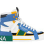 Dolce & Gabbana Multicolor Calfskin Sneaker