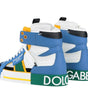 Dolce & Gabbana Multicolor Calfskin Sneaker