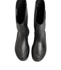 Dolce & Gabbana Metallic Black Pull On Rain Boots Men Shoes