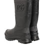 Dolce & Gabbana Metallic Black Pull On Rain Boots Men Shoes