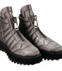 Dolce & Gabbana Gray Nylon Boot