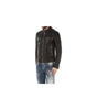 Veste en cuir de chèvre noir Dolce & Gabbana