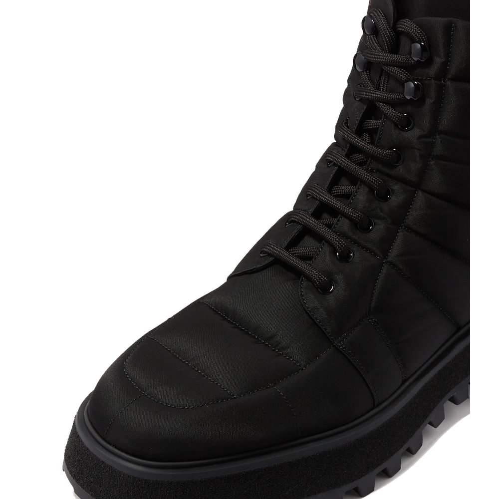 Dolce &amp; Gabbana Black Nylon Boot