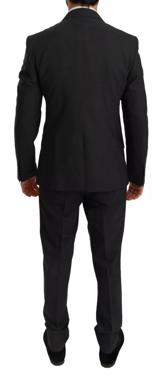Costume gris en laine coupe slim Dolce &amp; Gabbana MARTINI