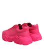 Dolce & Gabbana Pink Leather Daymaster Low Top Sneakers Shoes