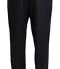 Pantalon habillé en laine mélangée grise Dolce &amp; Gabbana