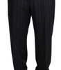 Pantalon habillé en laine mélangée grise Dolce &amp; Gabbana
