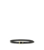 Saint Laurent Crocodile-effect Cassandre Belt