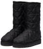 Dolce & Gabbana Black Nylon Boot