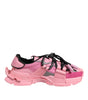 Dolce & Gabbana Pink Low Top Space Women Sneakers Shoes