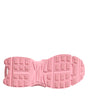 Dolce & Gabbana Pink Low Top Space Women Sneakers Shoes