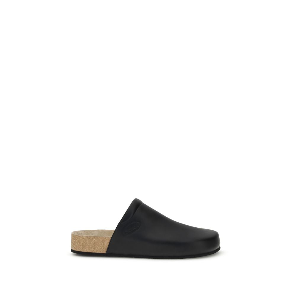 Balenciaga Leather Mules with cork insole