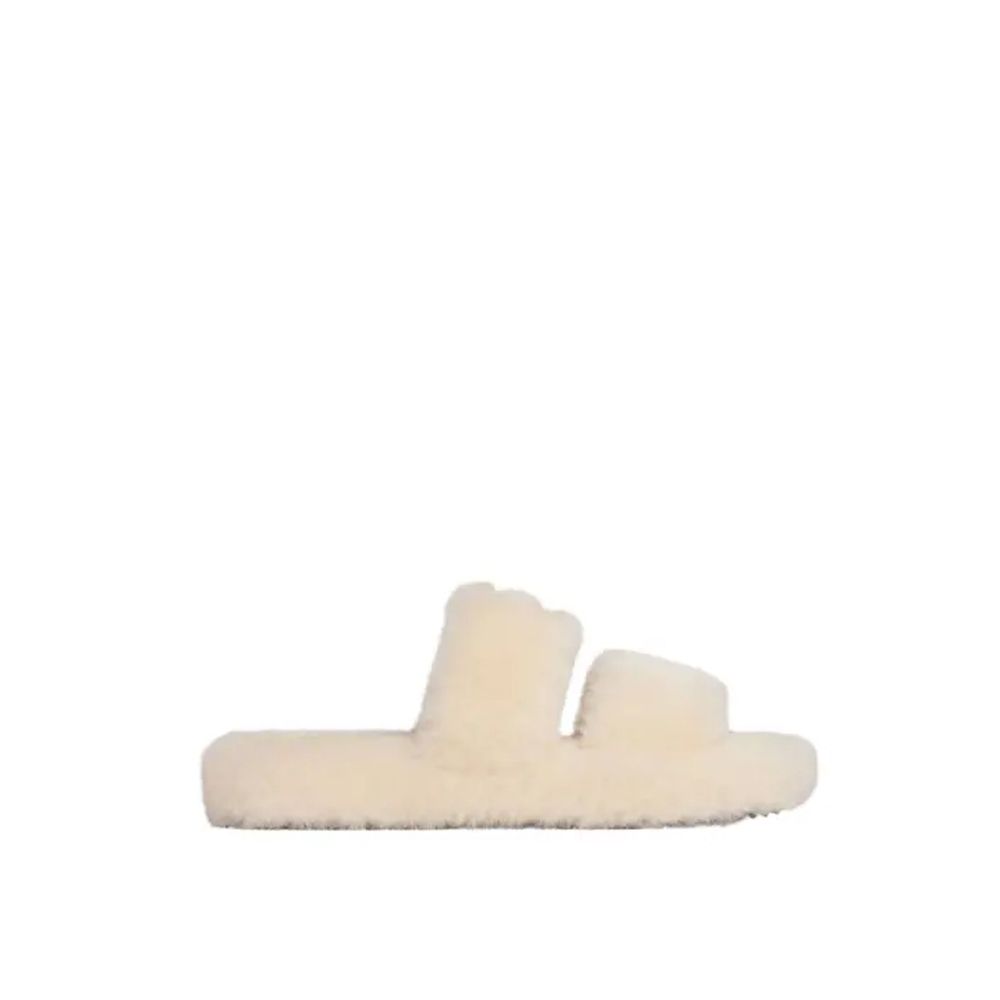Celine Sheepskin Flip Flop