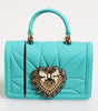 Dolce & Gabbana Turquoise Silicone Devotion Heart Cover Bag Airpods Case