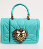 Dolce & Gabbana Turquoise Silicone Devotion Heart Cover Bag Airpods Case