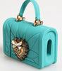 Dolce & Gabbana Turquoise Silicone Devotion Heart Cover Bag Airpods Case