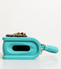 Dolce & Gabbana Turquoise Silicone Devotion Heart Cover Bag Airpods Case