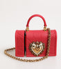 Dolce & Gabbana Red Silicone Devotion Heart Cover Bag Women Airpods Case