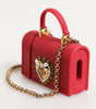 Dolce & Gabbana Red Silicone Devotion Heart Cover Bag Women Airpods Case