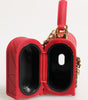 Dolce & Gabbana Red Silicone Devotion Heart Cover Bag Women Airpods Case