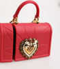 Dolce & Gabbana Red Silicone Devotion Heart Cover Bag Women Airpods Case
