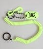 Dolce & Gabbana Green Springy Key Holder DG Logo Men's Keychain Keyring