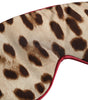 Dolce & Gabbana Brown Leopard Print Silk Women Accessory Sleep Eye Mask