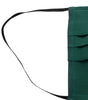 Dolce & Gabbana Green Silk Pleated Elastic Ear Strap Face Mask