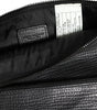 Dolce & Gabbana Black Palmellato Leather Logo Plaque Shoulder Borse Bag