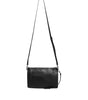 Dolce & Gabbana Black Palmellato Leather Logo Plaque Shoulder Borse Bag