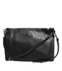 Dolce & Gabbana Black Palmellato Leather Logo Plaque Shoulder Borse Bag