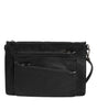Dolce & Gabbana Black Palmellato Leather Logo Plaque Shoulder Borse Bag
