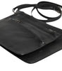 Dolce & Gabbana Black Palmellato Leather Logo Plaque Shoulder Borse Bag