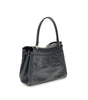 Balenciaga Rodeo Shoulder Bag in crocodile-print leather